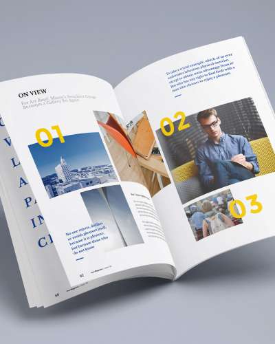 Leaflets With High Gloss Finish